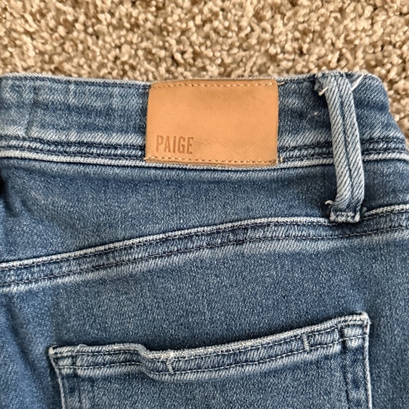 PAIGE Cindy Dark Blue Straight Leg Women's Jeans - Picture 7 of 7